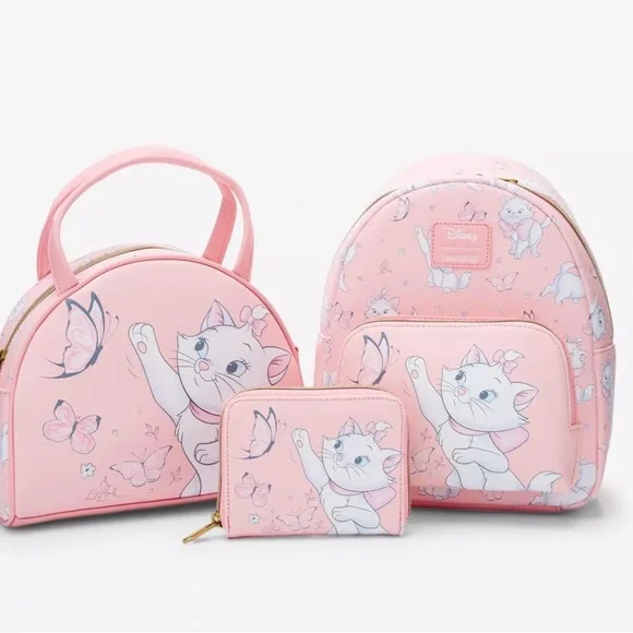 Loungefly Disney The Aristocats Marie Butterfly Mini Zipper Wallet - Picture 6 of 6